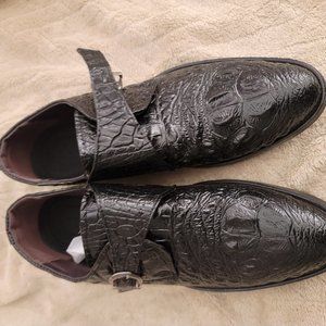 Crocodile Leather Monkstraps